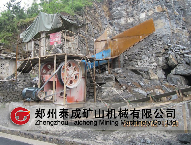 破碎生產(chǎn)線懷化客戶現(xiàn)場